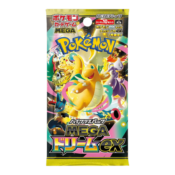 Pokemon Mega Dream m2a Japanese Booster Pack, 10 cards